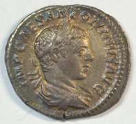 Original Mint Elagabalus Roman Silver Denarius, 218-222 AD