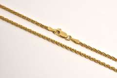 14k Yellow Gold Wheat Necklace