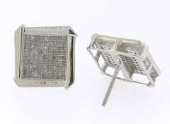 10K WHITE GOLD DIAMOND STUDS