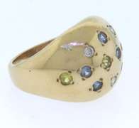 Dazzling Diamond Dome Ring