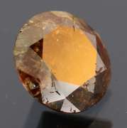 Eye catching 1.27ct smooth cut Chocolate Diamond solitaire