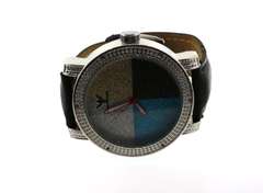 Diamond King Watch with Multi-color Dial