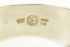 Sterling Silver Talleros De Los Ballesterros Taxco Bangle Bracelet