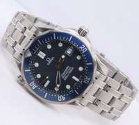 Omega Seamaster Midsize Blue Dial Quartz Watch