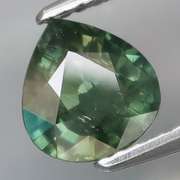 Heated only! 1.51ct true green Australian Sapphire