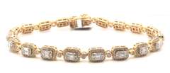 Precious Yellow Gold Diamond Bracelet