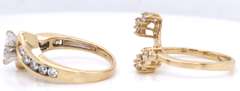 Majestic MArquise Diamond w RBC Bridal Set