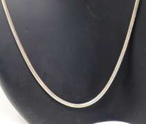 Vintage Sterling Silver Chain Necklace