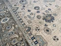 STUNNING VINTAGE REPRO RUG 6x8