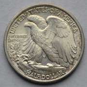 Gem BU White 1936 Walking Liberty Half