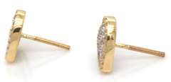 Gorgeous Yellow Gold Diamond Earrings