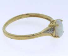 Favorite Set of 1.03ct Opal Stud, Ring and Necklace