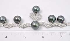 Magnificent Pearl & Diamond Necklace, 14KT