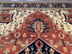 MAGNIFICENT SERAPI DESIGN RUG 9x12