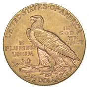 1912 $2.50 Indian Head Gold Quarter Eagle