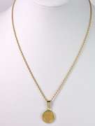 2.5 Pesos Gold Coin & Chain