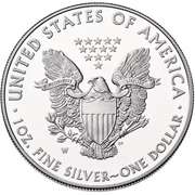 2003-WProof American Silver Eagle OGP