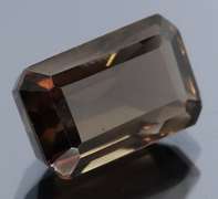Emerald cut 11.35ct natural Smokey Quartz