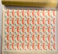 Various Mainly  4 Cent Mint US Sheets Probably 1960 s Era $ 56.40.  Face Value