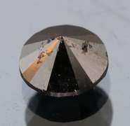Beautiful 1.09ct smooth cut Black Diamond solitaire