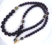 Graduated Amethyst Beads Necklace