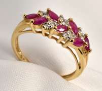 Sweet Marquise Ruby Band/Ring
