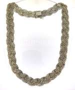Vintage Sterling Silver Braided Necklace