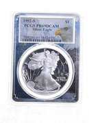PR69 DCAM 1992-S American Silver Eagle - Graded PCGS