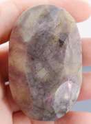 Super cool 667ct violet and white calico Ruby