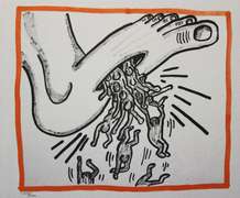 KEITH HARING UNTITLED 1989