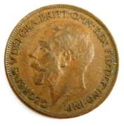 1922 Great Britain 1/2 Penny.