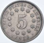 1875 Shield Nickel