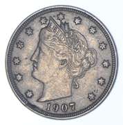 1907 Liberty V Nickel