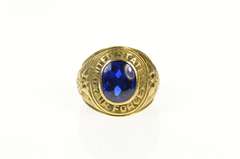 10K Yellow Gold United States Air Force Ornate Military Ring