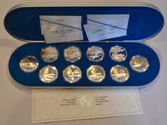 1991-93 Canada 50 Year Silver Proof $20 Coin Powered Flight Set