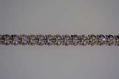 Bolivian Sterling Silver Leaf Link Bracelet