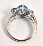 Bold WG Blue Topaz Ring