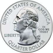 2011 America The Beautiful Five Ounce Silver Uncirculated Coin Chickasaw National Recreation Area Oklahoma..