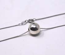 Sterling Silver Ball Pendant on Chain