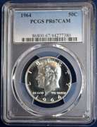 1964 PCGS PR67CAM 50C