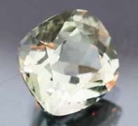 Brilliant 5.41ct platinum green Amethyst
