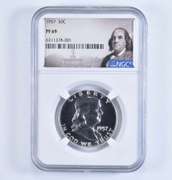 PF69 1957 Franklin Half Dollar - Graded NGC