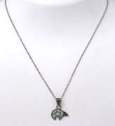 Sterling Silver Bear Pendant on Chain Necklace