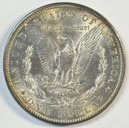 Choice BU 1891-S Morgan Silver Dollar. Flashy