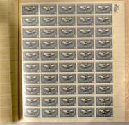 5 Cent & An 8 Cent US Mint Sheets