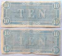 2 $ 10 CSA February 17 1864 Series Note
