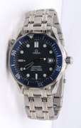 Omega Seamaster Midsize Blue Dial Quartz Watch