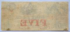 $ 5 Valley Bank Of Hagerstown Jan 31 1855 Note