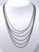 Sterling Silver Multi Strand Necklace