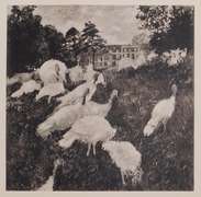 CLAUDE MONET LES DINDONS (THE TURKEYS) 1921